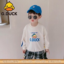 BE008 Little Yellow DUCK G DUCK childrens autumn mens baby foreign clothes childrens casual coat sweater tide