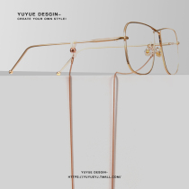 Glasses chain Women hanging neck Fashion tides The same men hanging chain Pearl Eyes Sunglasses with anti-lose chain ropes