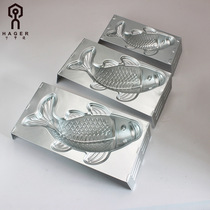  Fish Shaped Jelly Baking Bacon Aluminum Mold Carp Rice Cake Bread Mold Creative Cake Molds