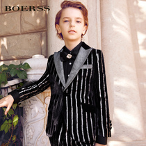 Childrens suit suit suit boy flower girl dress piano performance uniform child handsome child suit coat spring and summer