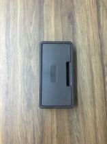 80*160 plastic square painted transparent cover threading box Office desk cover desktop line box single hole all black