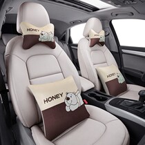 Car headrest car neck pillows a couple of car holding pillows leaning against the pillow and neck cushion seat backrest cushion for the in-car supplies