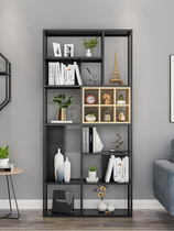Nordic Landing Shelf Partition Living Room Genguan Bookcase Brief Creative Office Decoration Containing Storage Show Shelf