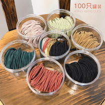 Korean hair accessories tie hair leather band Net red ins Sen Hairband hair rope simple tie head rope female rubber band headwear