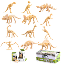 Archaeological T-rex small dinosaur excavation dinosaur fossil Dinosaur skeleton model toy diy handmade archaeological specimen