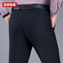 Dad Autumn Business Loose Pants Straight Tight Pant Pants High-waisted Mens Casual Pants
