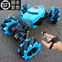 Childrens gesture sensing deformation remote control car toy four-wheel drive watch control stunt twist car boy 3 years old 4-5