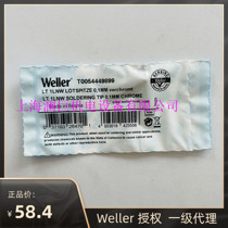 WELLE WELLER ORIGINAL LT1LNW TAPERED CHROME PLATED 0 1MM BRANDED IRON HEAD ADAPTATION WSP80 WP80