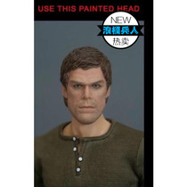 1 6 soldiers head sculpture Bloodthirsty judge Bloodthirsty forensic doctor Michael Hall head sculpture spot