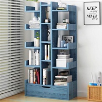 Living room bookshelf floor shelf bookstore home display childrens room student classroom light small apartment versatile