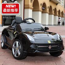 Oversized single-seater electric car four-wheel car can sit u adults with remote control charging car toy children run