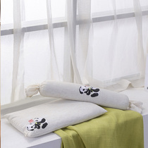 Cervical spine pillow assist repair of cervical spine sleeping special buckwheat shell assistant sleep cylindrical neck pillow flower and grass pillow core