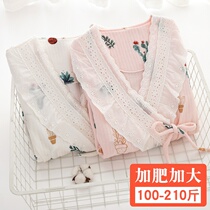 Lunar clothing autumn 10 months pure cotton 12 months 11 postpartum thickening pregnant women lactation plus fertilizer increased by 200kg