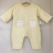 YEEHOO Yings newborn baby autumn winter clip cotton warm one-piece khaclothes mens and womens underwear climbing 174635 ZY