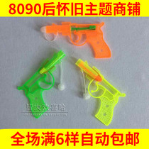 80 back nostalgic classic country goods sound clapped with a small handgun and a little handgun recalls childhood childrens toys