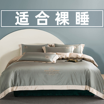  180 long-staple cotton cotton pure cotton four-piece Nordic style spring and autumn net red new 100 light luxury household bedding 4