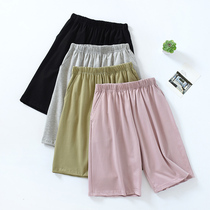 Ice porcelain Cotton pajama pants womens summer shorts cotton thin loose five-point pants ICE cotton sports leisure home pants wear