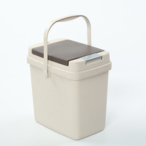 Tea bucket Tea residue bucket Tea bucket Household tea set drainage bucket Tea table water waste water bucket Plastic trash can Tea bucket