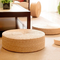 Futon Nian pad Palm mat meditation Linen positive cushion Worship pad Coconut Palm household portable Zen meditation Grass woven round