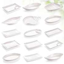 A5 Melamine Cutlery Bar KTV Commercial Snacks Snack Cold Dish dishes Milk Tea Shop Fries Pan Chicken Rice Flower Dishes