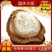 Standard 3 head big beautiful South African dry abalone dry goods skirt more well preserved very dry color beautiful 500 grams