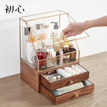 Cosmetics storage box jewelry integrated dust-proof skin care products drawer type Net Red household desktop jewelry rack