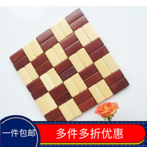 A high quality square bamboo insulation pad cup cup cup cup cup cup cup cup cup cushion natural bamboo mat
