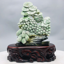 The source is straight for Chinas Big Four jade The Fruit of the Supper The Unique Mountain Jade Pendulum with 3 6 catties y21