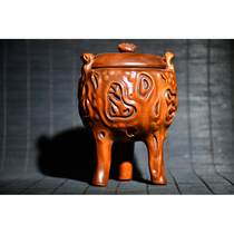 (ghost city) old collection boutique boxwood incense burner-AD0526