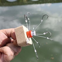 Flip hook fishing group fishing flip plate hook hard line flying hook clip cake replica explosion fishing hook set board hook sea Xixi River