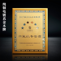 Honor recognition medal Strategic partner trophy Custom letter of appointment Authorization card Custom annual meeting foreign affairs gift