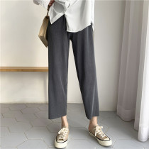 Pregnant Women wide leg pants summer wear thin loose nine-point Ice Silk hanging feeling pregnant women pants summer leggings