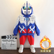 Altman clothes Cello Halloween childrens costumes plus velvet Dijia winter boys Obu set Boys childrens clothing