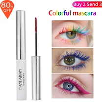 Cosplay White Mascara Pink Blue Purple Green colorful Mascara