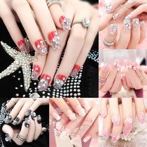 Wearable full set of photo studio waterproof detachable nail stickers female jelly nail patch fake nail can be taken