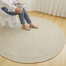Phil Nordic Light Luxury Living Room Simply Handmade Wool Carpet Round Mass Bedroom Round Carpet Spot