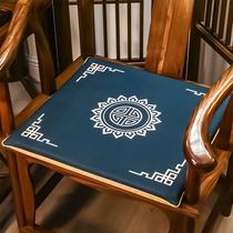 Mahogany sofa cushion Chinese dining chair solid wood furniture circle chair Taishi chair official hat chair cushion chair chair cushion tea chair