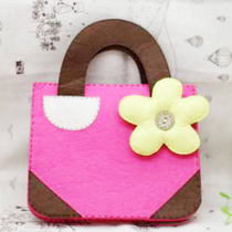 29 handmade finished products handmade cloth art free of cut unwoven cloth material bag count the diy fashion carry bag gift