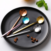  304 stainless steel coffee spoon European net celebrity creative cute dessert girl heart spoon Coffee Western mixing spoon