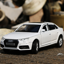 Audi A4 alloy car model 1:32-6 open door steering to shock-light metal boy toy simulation car model