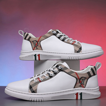 Small White Shoes Mens Summer Breathable Genuine Leather Trendy 100 Hitch 2020 New Men Casual Shoes Summer Soft Underfloor Shoes