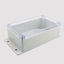 200*120 * 75mm outdoor waterproof junction box plastic transparent cover with ear cable junction box ABS wiring box ABS