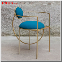 Creative Personality Moon Round Back Armchair Original Italian Lunar Chair Unique Styling Design Chair