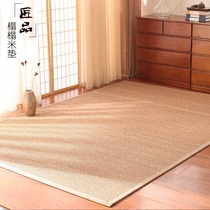 Bamboo woven tatami mat mat Japanese folding custom soft home non-slip mat window sill mat float window mat custom