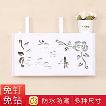 Creative non-hole living room TV Wall set-top box rack router storage box wall partition bedroom