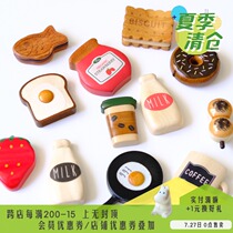 Japan imported poco natural wooden creative cartoon desktop chopstick holder Household kitchen chopstick holder Chopstick holder Chopstick holder