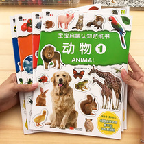Kindergarten childrens Enlightenment cognitive sticker book 2-3-4 years old 6 baby paste sticker cartoon toy sticker book