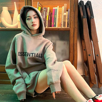 FOG FEAR OF GOD double line ESSENTIALS American high street loose clothes hoodie coat men tide