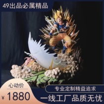 (49 models)Resin flip mold mrc Genki bullet Dragon Ball gk statue Goku vs Buo final blow