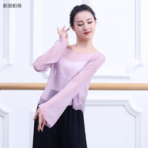 2021 Summer Classical Dance Practicing Costume blouses Flutter Clothing of the National Wind Teacher Dance Costume Womens Art